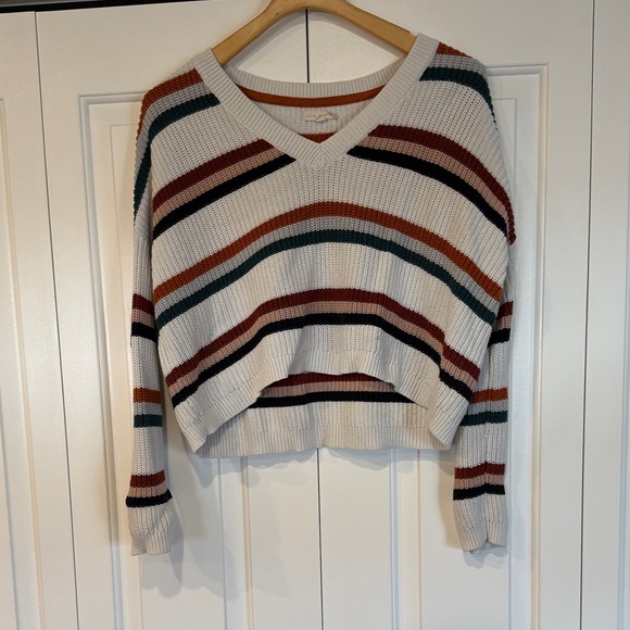 La Hearts Rust and Cream Knit Sweater - Picture 10 of 12